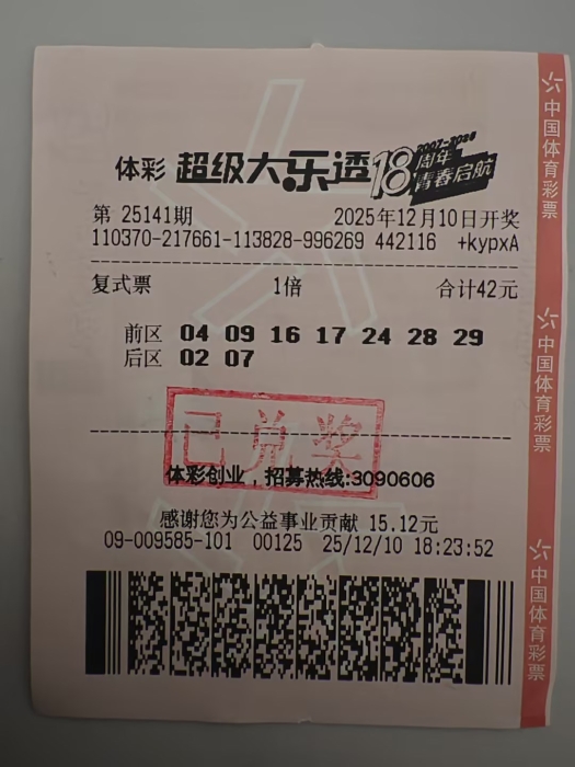 幸运降临！复式投注揽获大乐透二等奖