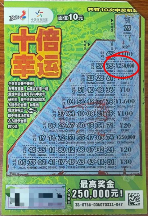 赣鄱喜报连连 两位购彩者喜中体彩即开大奖