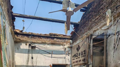 廊坊福彩帮扶受灾站点恢复营业