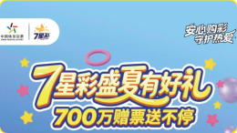 热力全开，双倍惊喜！7星彩700万元赠票活动火热开启～