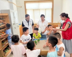沙盘筑心伴成长 福彩公益暖童心——济宁福彩开展心理沙盘特色公益课