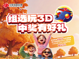 280万赠券来袭！3D游戏“组选玩3D·中奖有好礼”活动即将开启