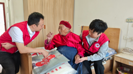 社区助老服务里的福彩温情